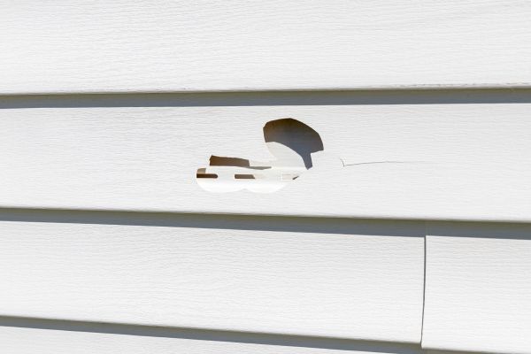 Cost of White Vinyl Siding Repair in Parker